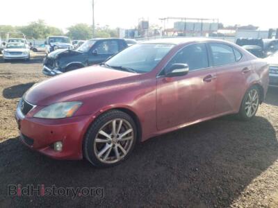 2006 Lexus IS 350, красный — VIN JTHBE262762004685, Copart