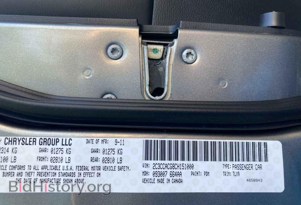 2012 CHRYSLER 300 - VIN: 2C3CCACG8CH151000 - Фото 10