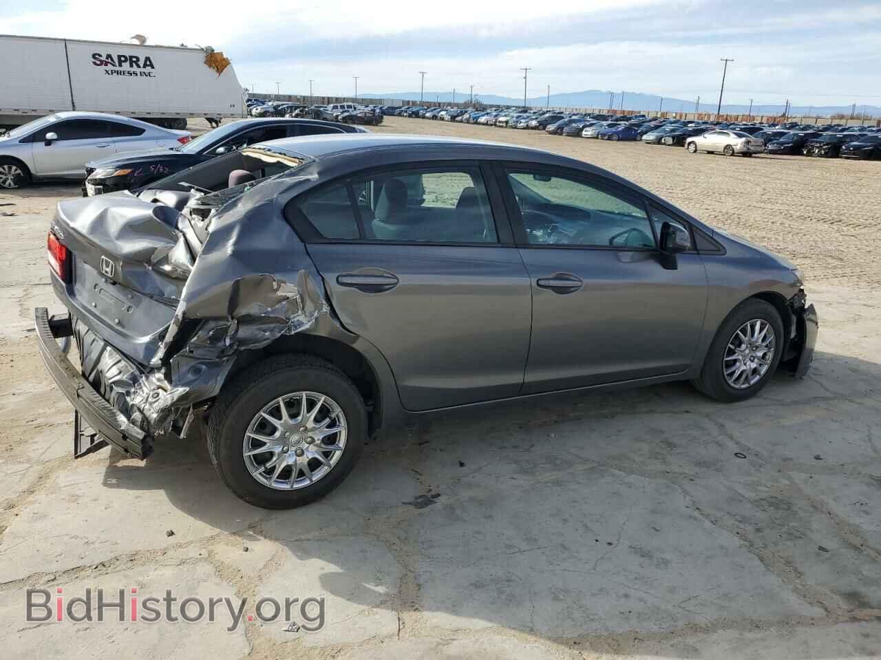 2013 HONDA CIVIC - VIN: 19XFB2F51DE229626 - Фото 3