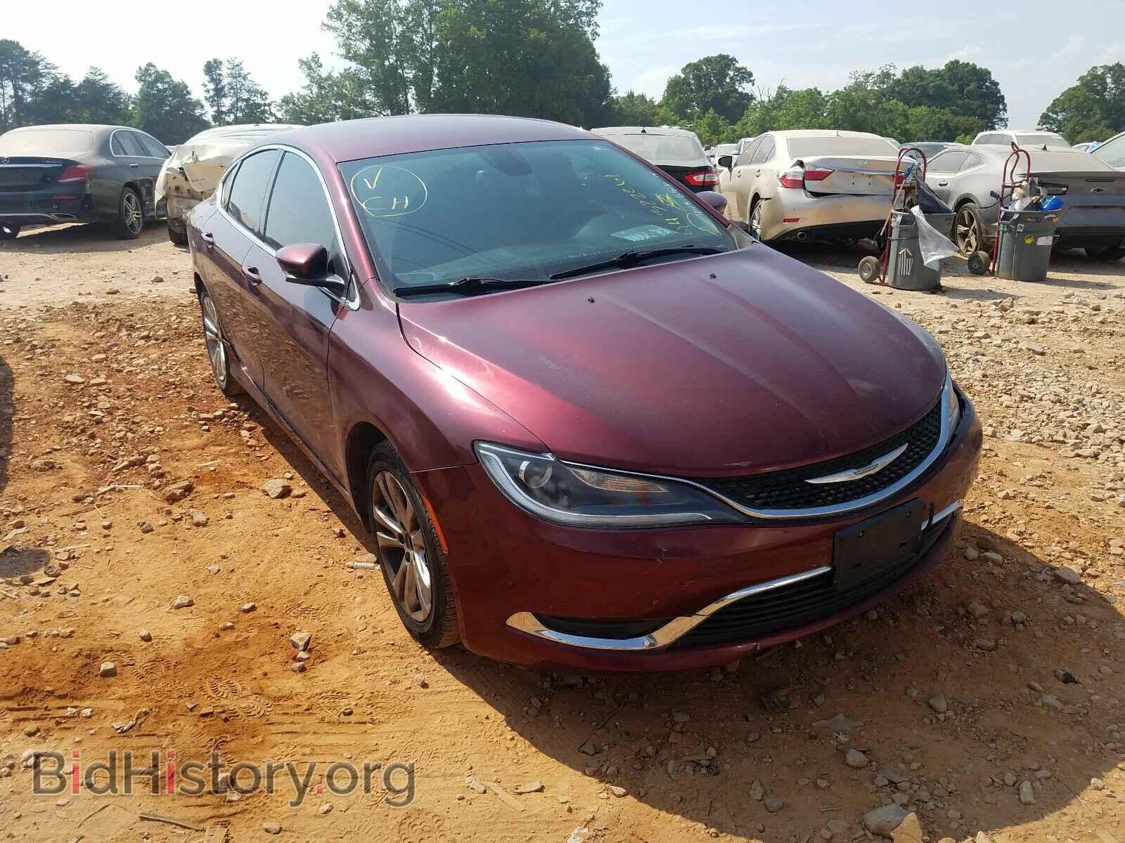 Фотография 1C3CCCAB4FN576678 - CHRYSLER 200 2015