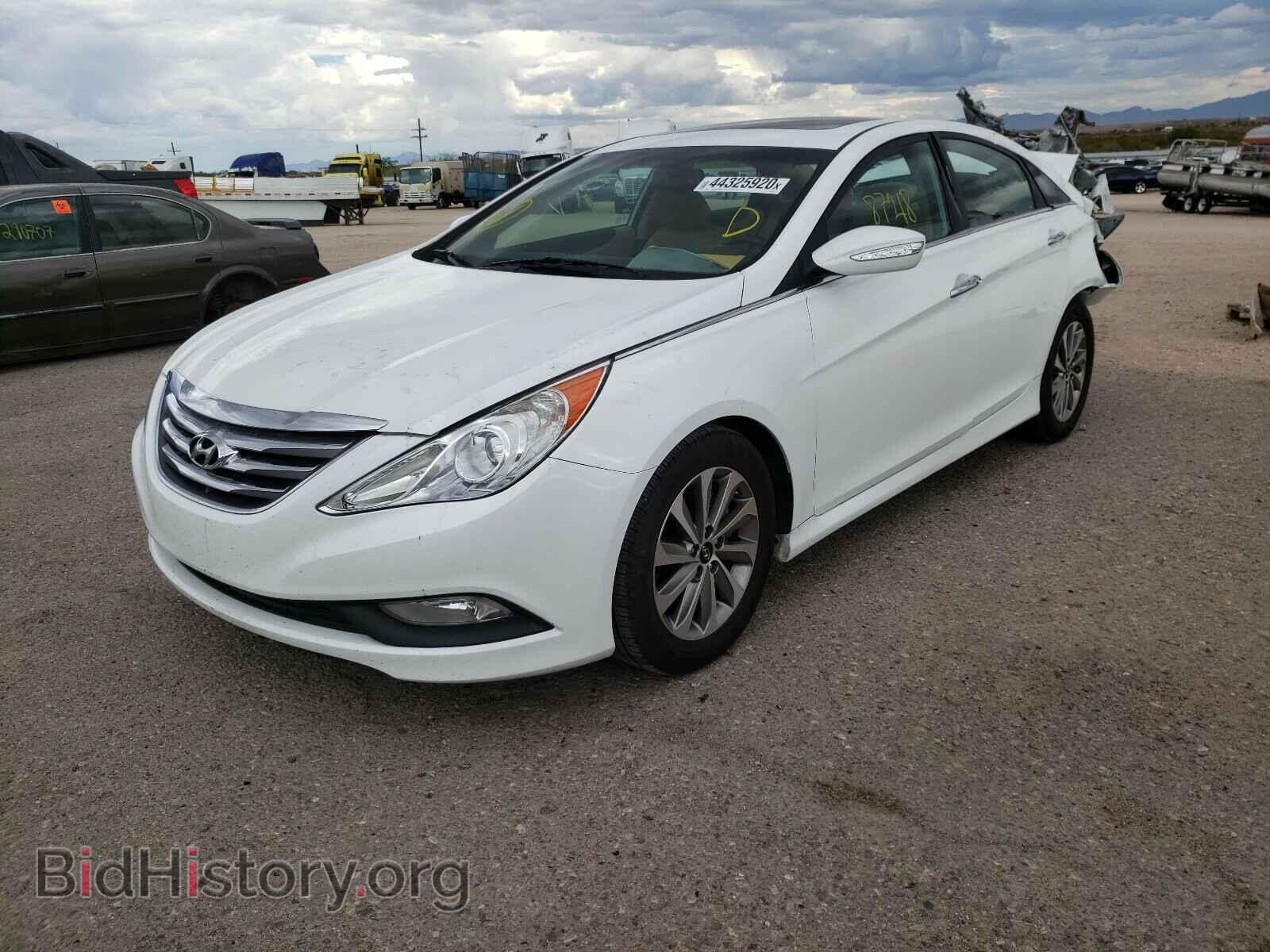 2014 HYUNDAI SONATA - VIN: 5NPEC4AC1EH895554 - Фото 2