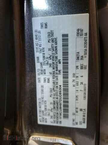 2013 FORD ESCAPE - VIN: 1FMCU9H97DUD89304 - Фото 13