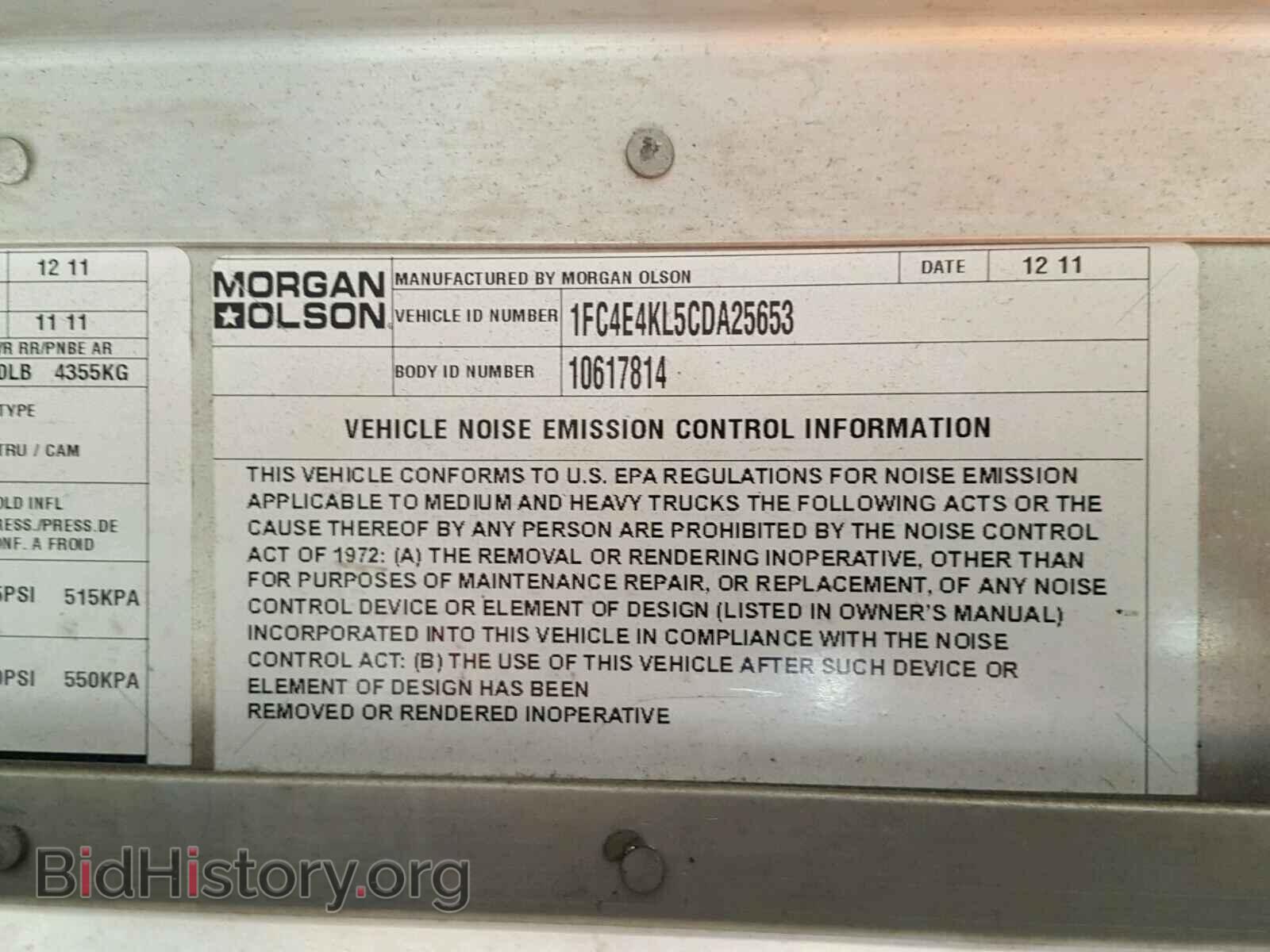 2012 FORD ECONOLINE - VIN: 1FC4E4KL5CDA25653 - Фото 10
