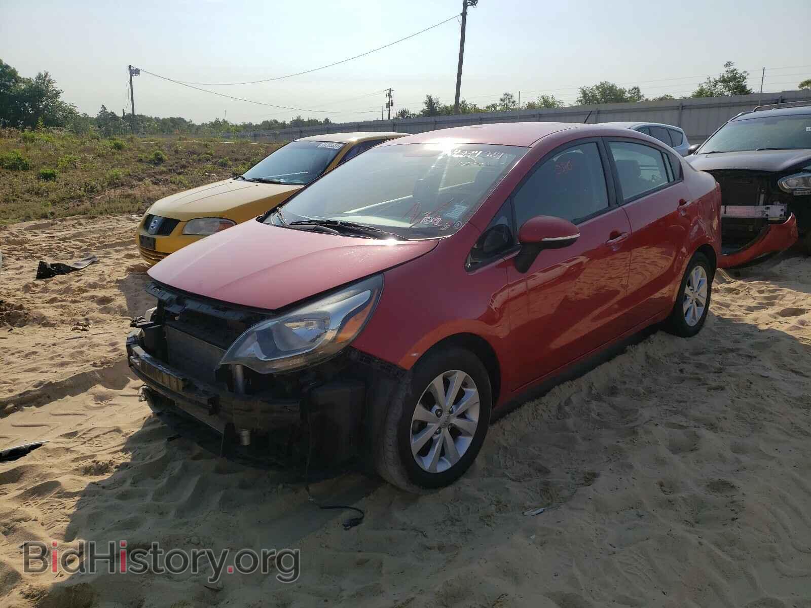 2012 KIA RIO - VIN: KNADN4A32C6094626 - Фото 2