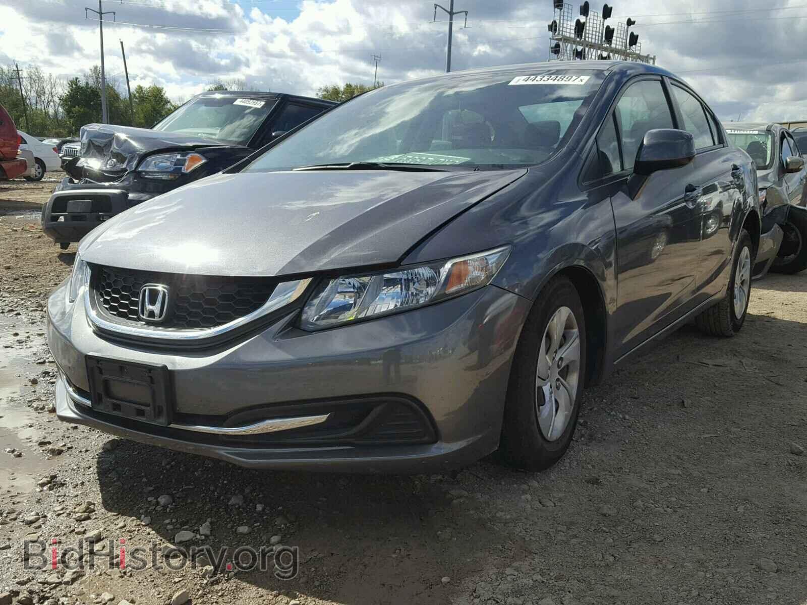 2013 HONDA CIVIC - VIN: 2HGFB2F50DH545606 - Фото 2
