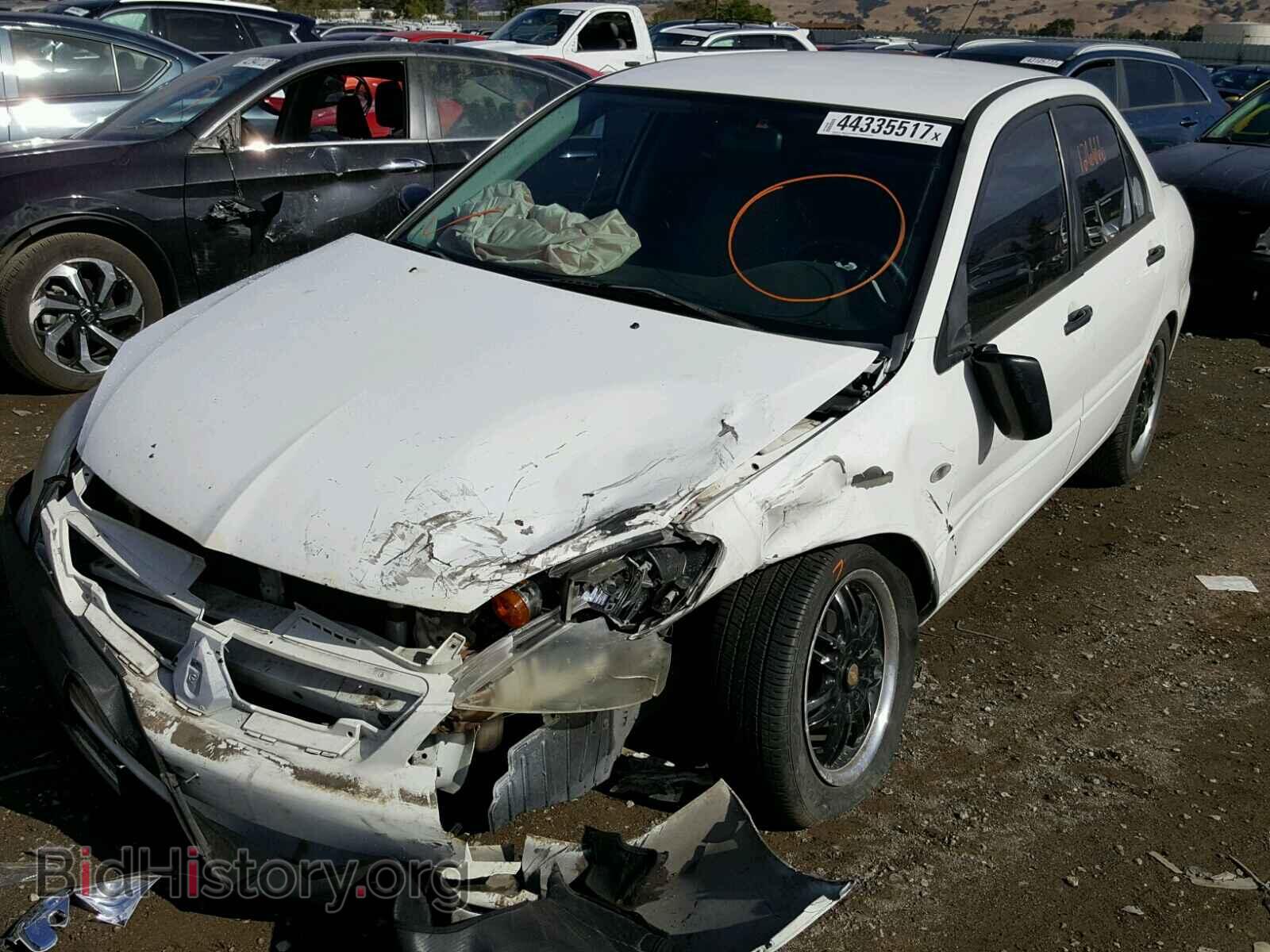2006 MITSUBISHI LANCER - VIN: JA3AJ26E46U071704 - Фото 2