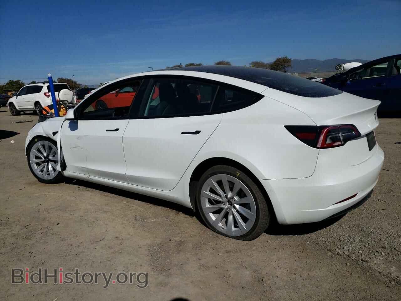 2022 TESLA MODEL 3 - VIN: 5YJ3E1EB6NF192368 - Фото 2