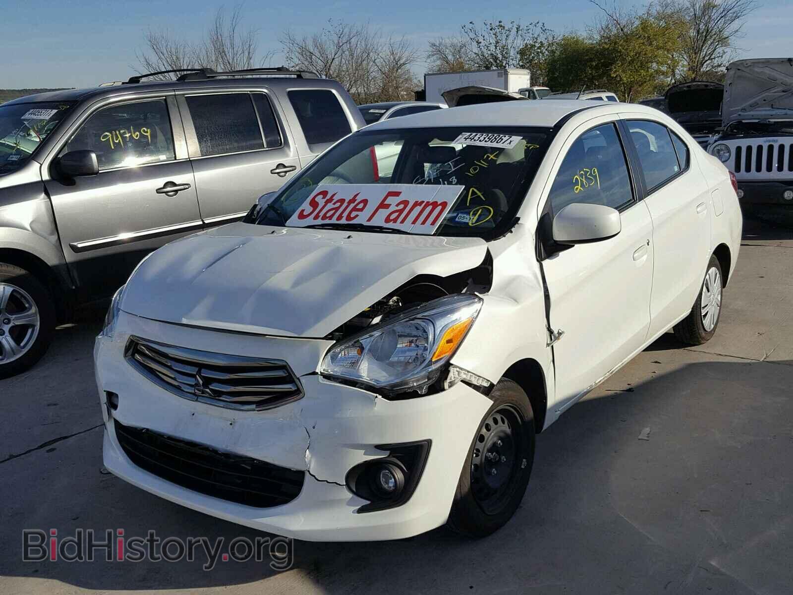 2017 MITSUBISHI MIRAGE - VIN: ML32F3FJ8HHF11662 - Фото 2
