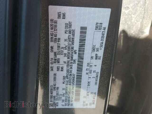 2014 FORD ESCAPE S - VIN: 1FMCU0F76EUD09537 - Фото 10