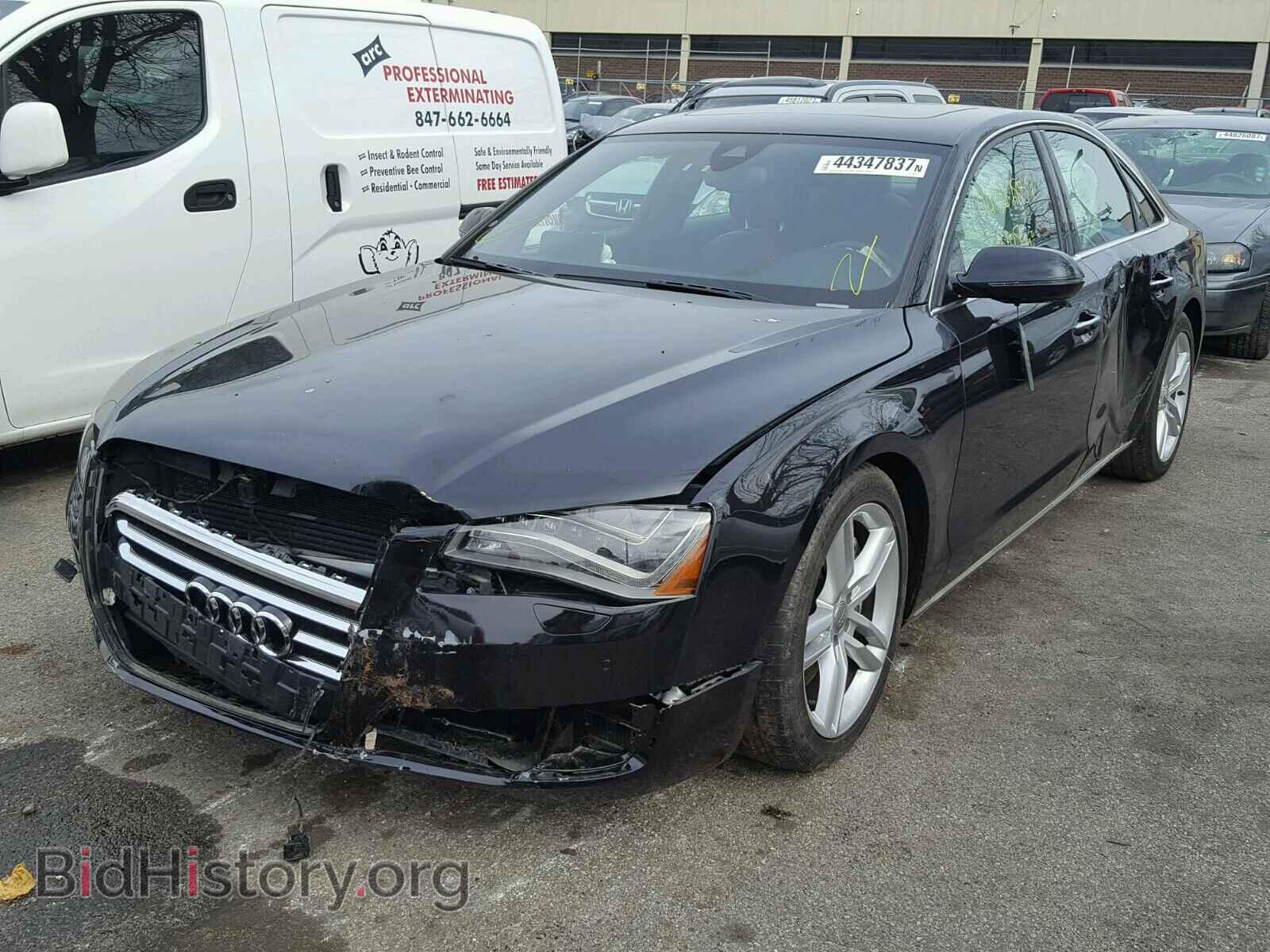 2013 AUDI A8 - VIN: WAUA2AFD3DN010476 - Фото 2