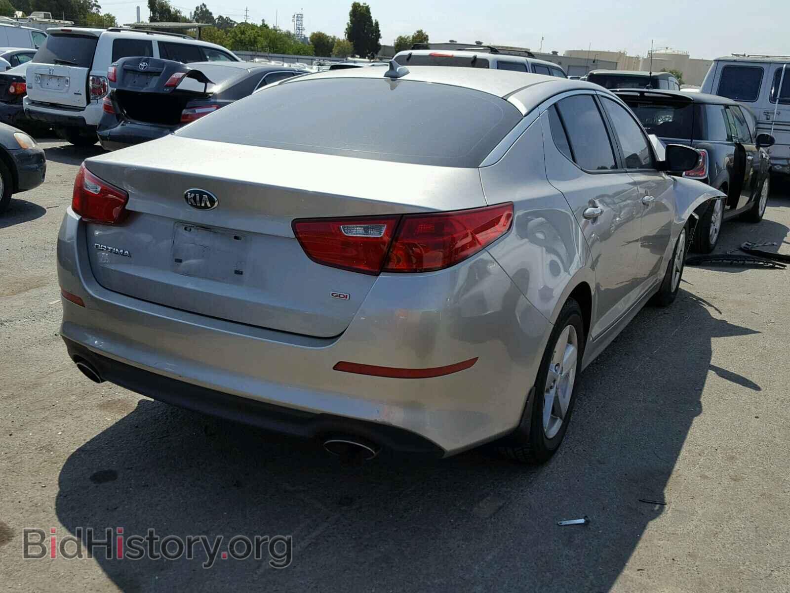 2014 KIA OPTIMA - VIN: KNAGM4A75E5495941 - Photo 4
