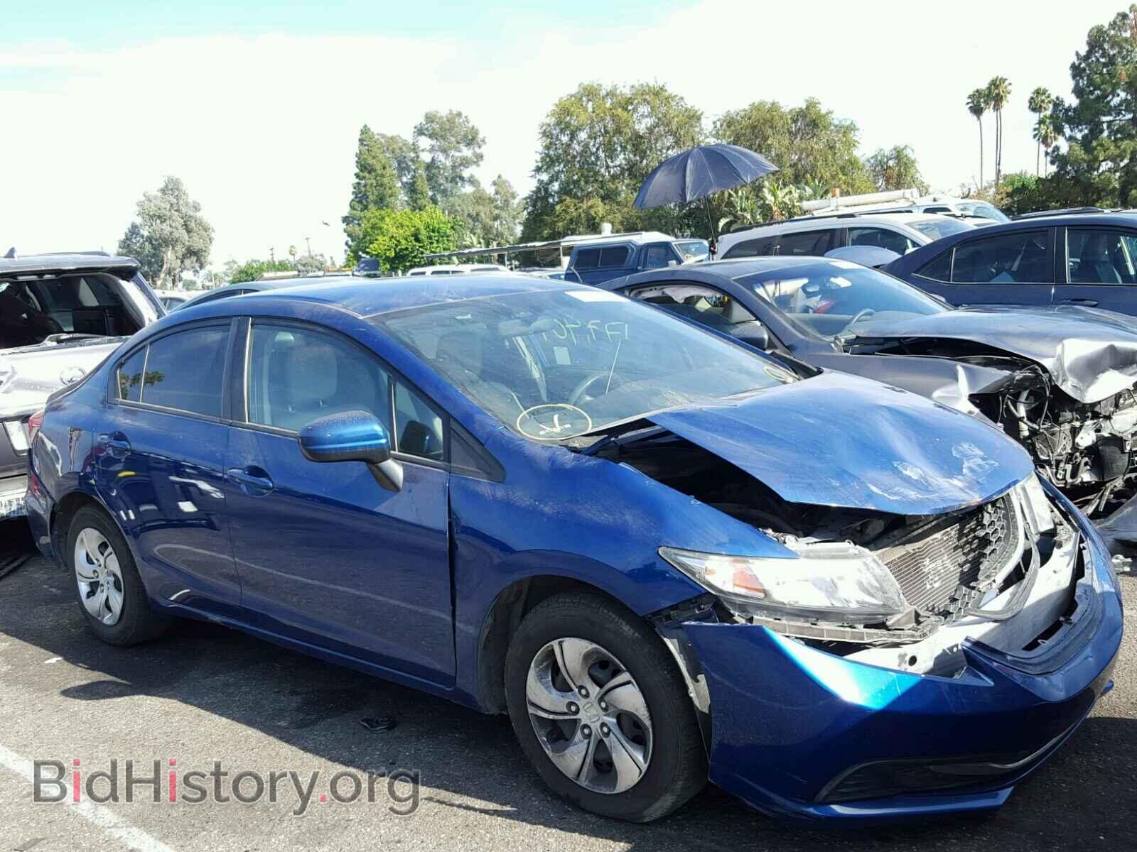 Фотография 19XFB2F51EE217185 - HONDA CIVIC LX 2014