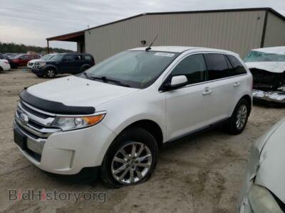 2014 Ford EDGE Edge Limit, white — VIN 2FMDK3KC8EBA11365, Copart