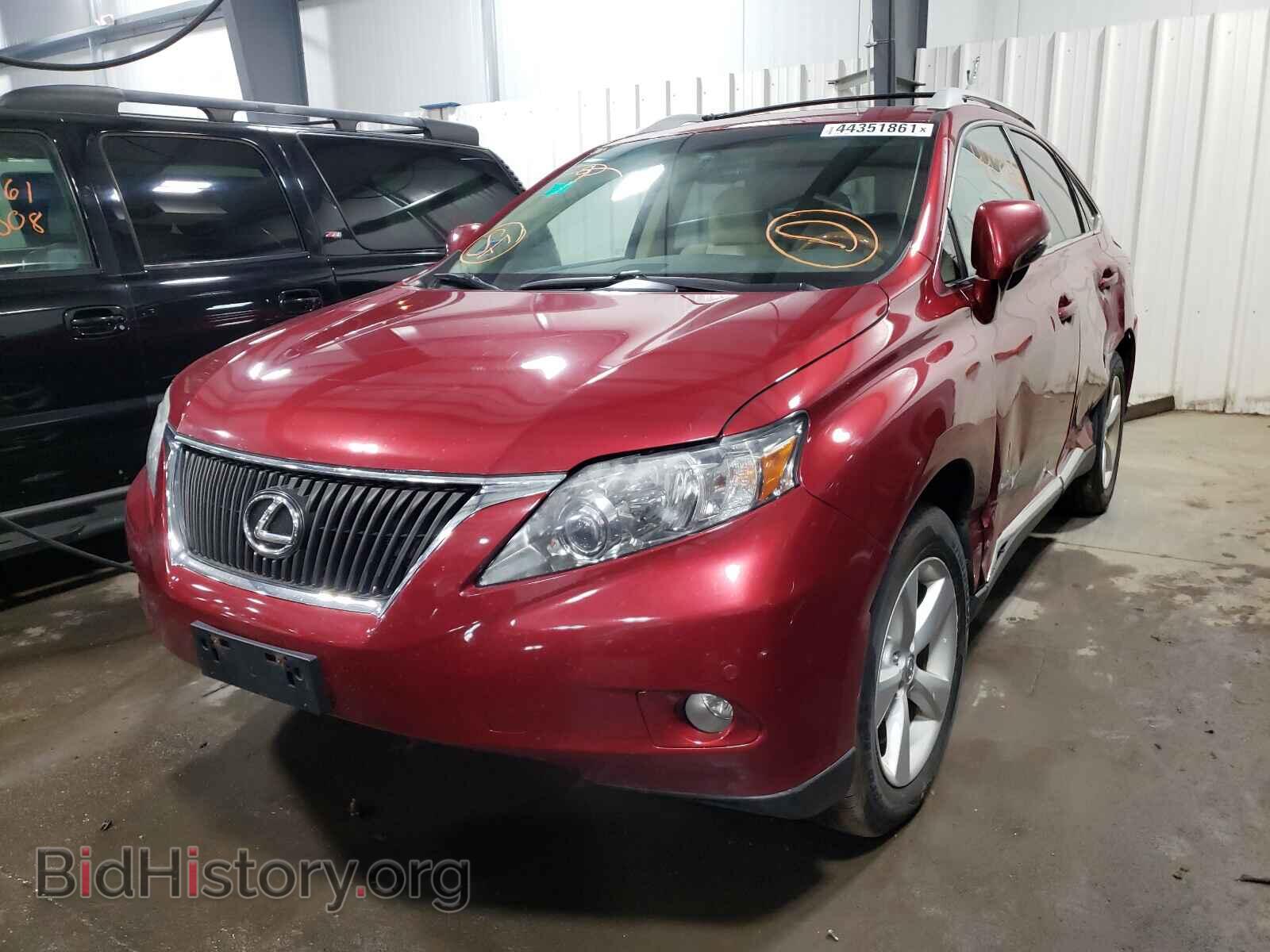 2012 LEXUS RX350 - VIN: 2T2BK1BA7CC132502 - Фото 2