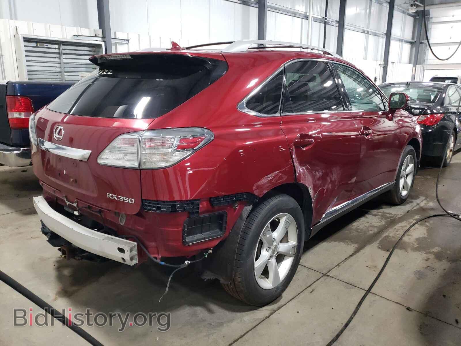 2012 LEXUS RX350 - VIN: 2T2BK1BA7CC132502 - Фото 4