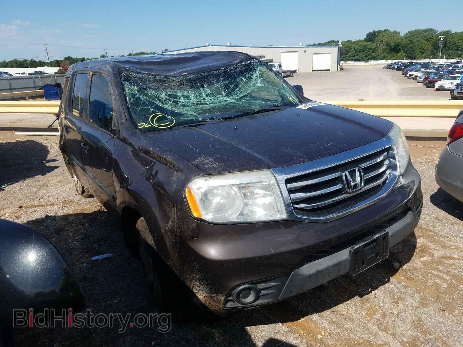 Photo 5FNYF3H20CB016231 - HONDA PILOT 2012