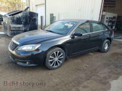 2013 Chrysler 200 Touring, черный — VIN 1C3CCBBB8DN739452, Copart