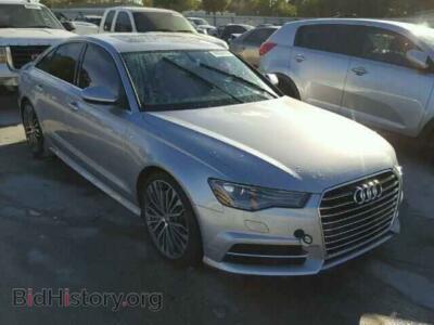 2016 Audi A6, серебристый — VIN WAUDFAFC2GN049962, Copart