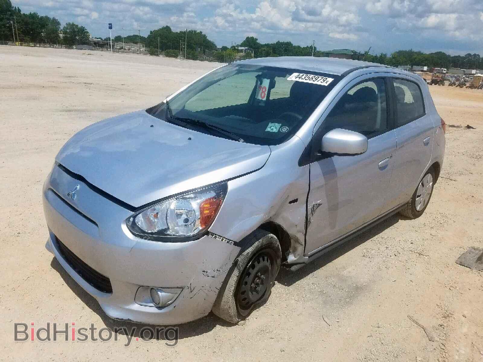 2015 MITSUBISHI MIRAGE - VIN: ML32A3HJ9FH059372 - Фото 2