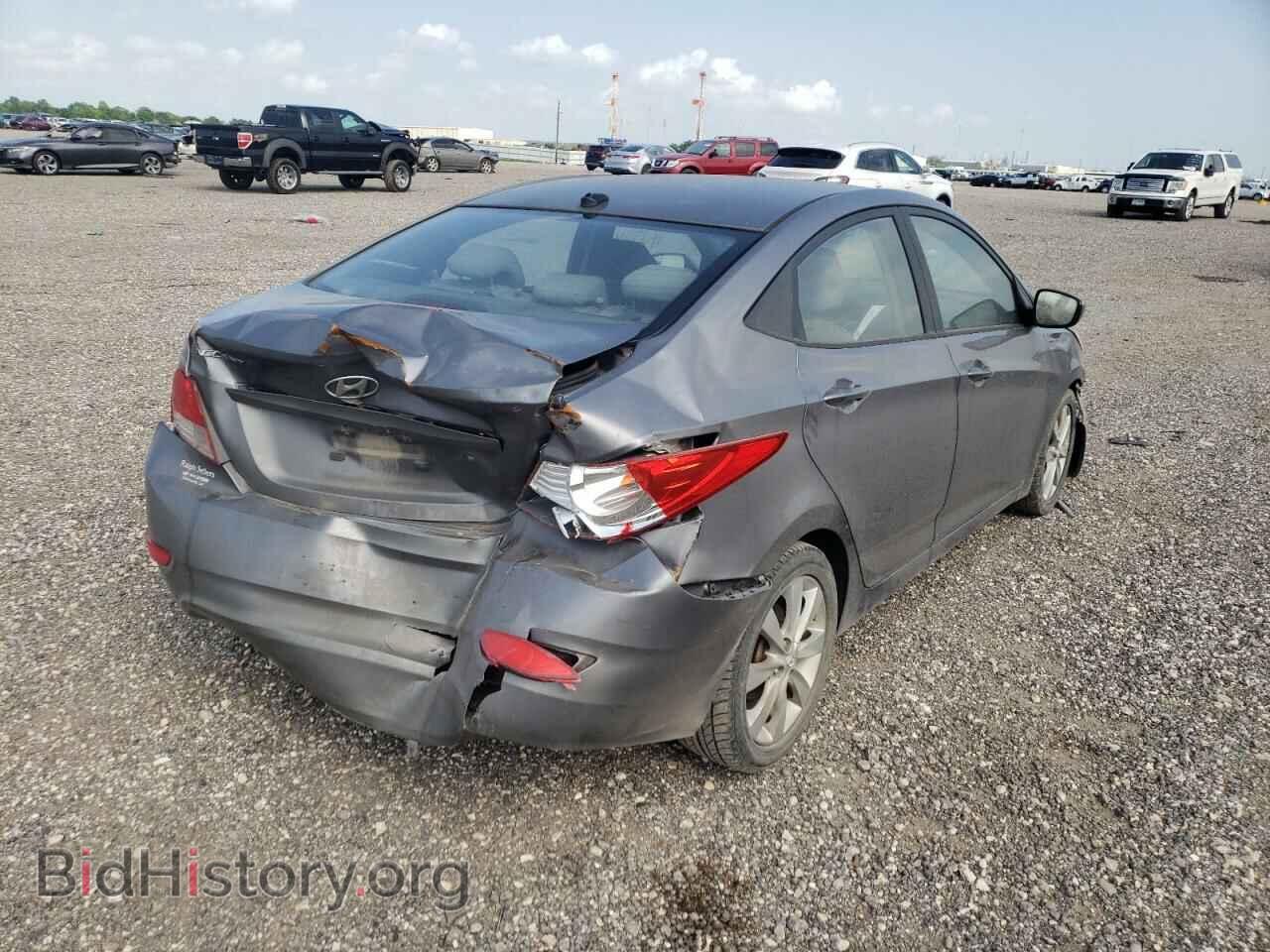 2014 HYUNDAI ACCENT - VIN: KMHCU4AE6EU761405 - Фото 4