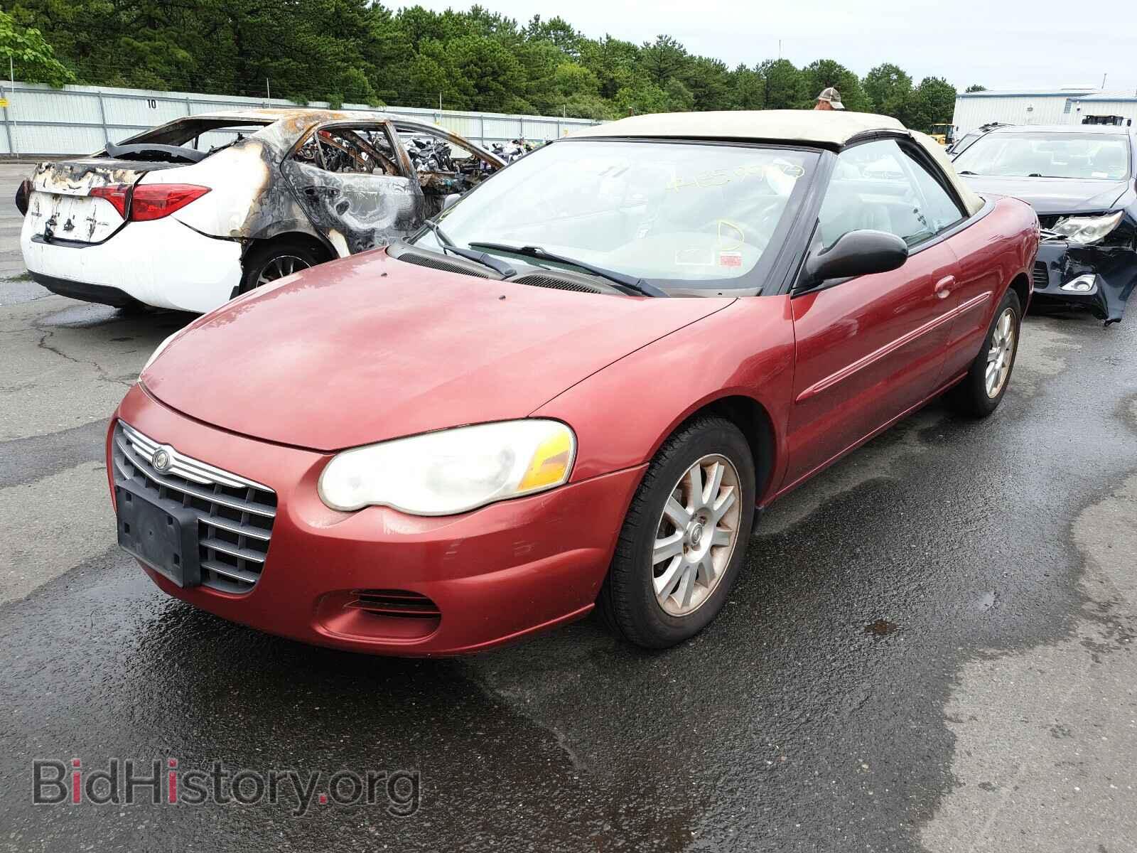 2004 CHRYSLER SEBRING - VIN: 1C3EL75R94N260892 - Фото 2