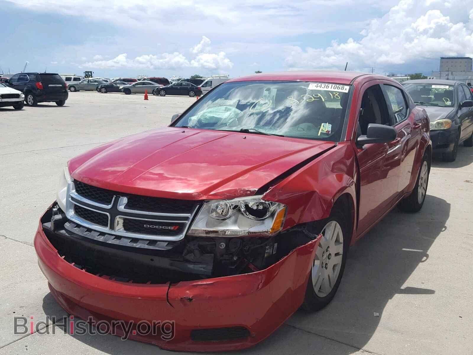 2013 DODGE AVENGER - VIN: 1C3CDZAB3DN711615 - Фото 2