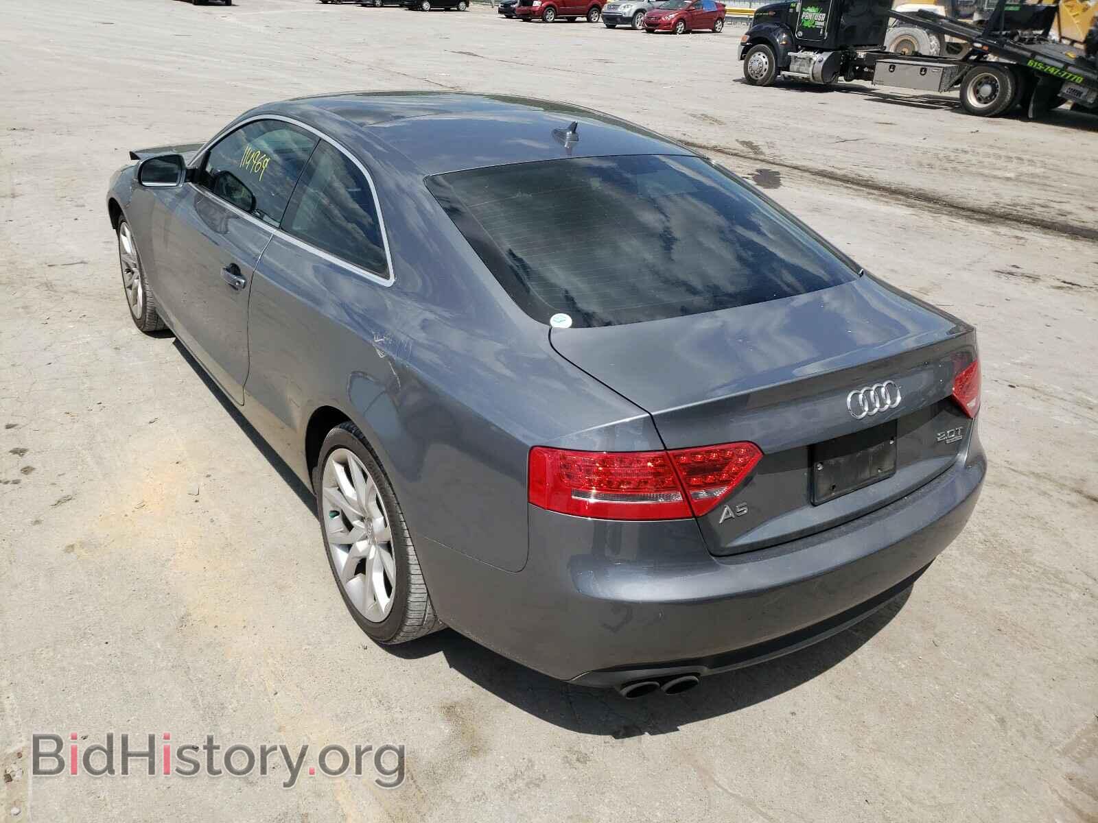 2012 AUDI A5 - VIN: WAULFAFR3CA002621 - Photo 3
