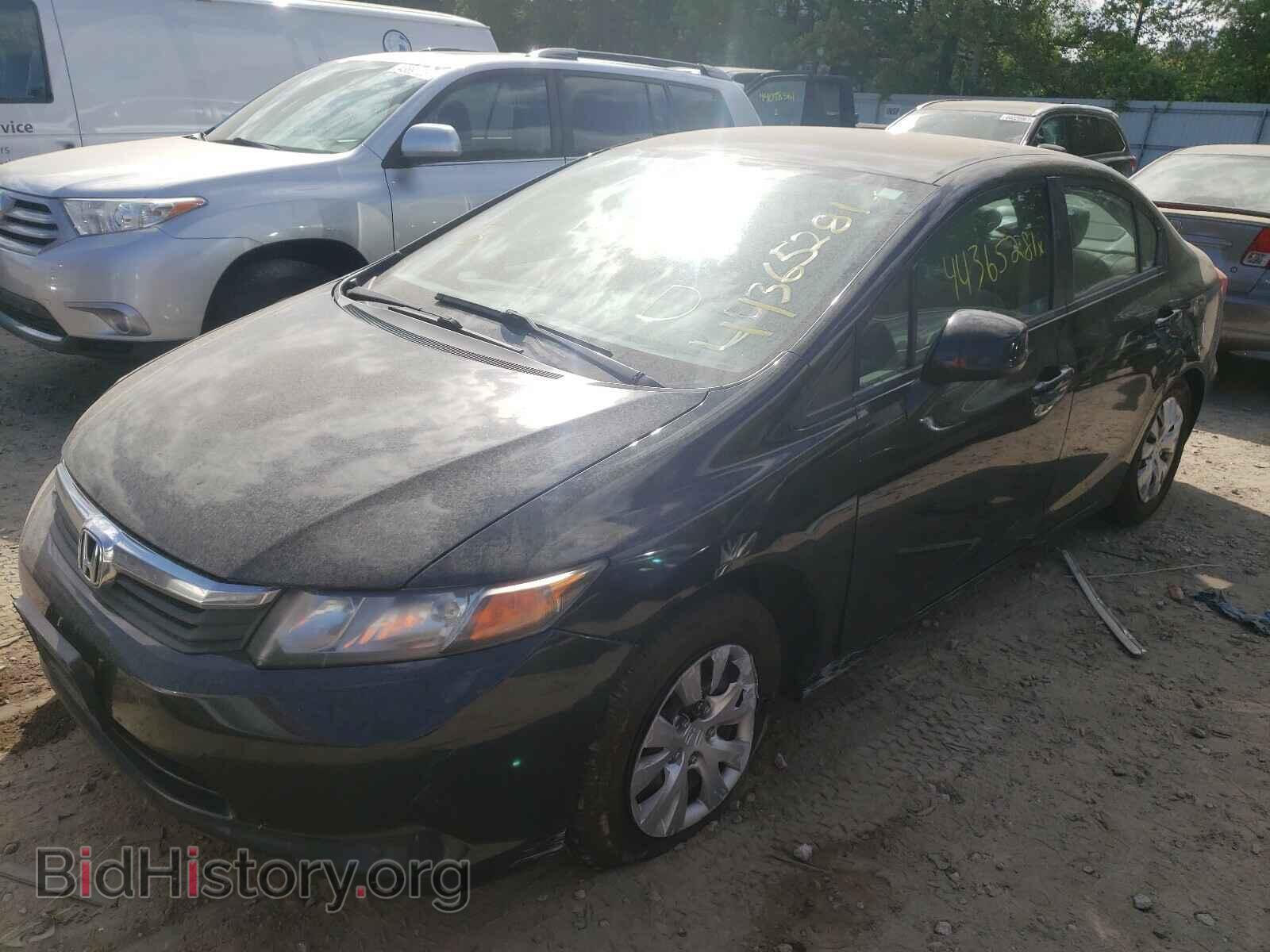 2012 HONDA CIVIC - VIN: 2HGFB2F52CH603701 - Фото 2