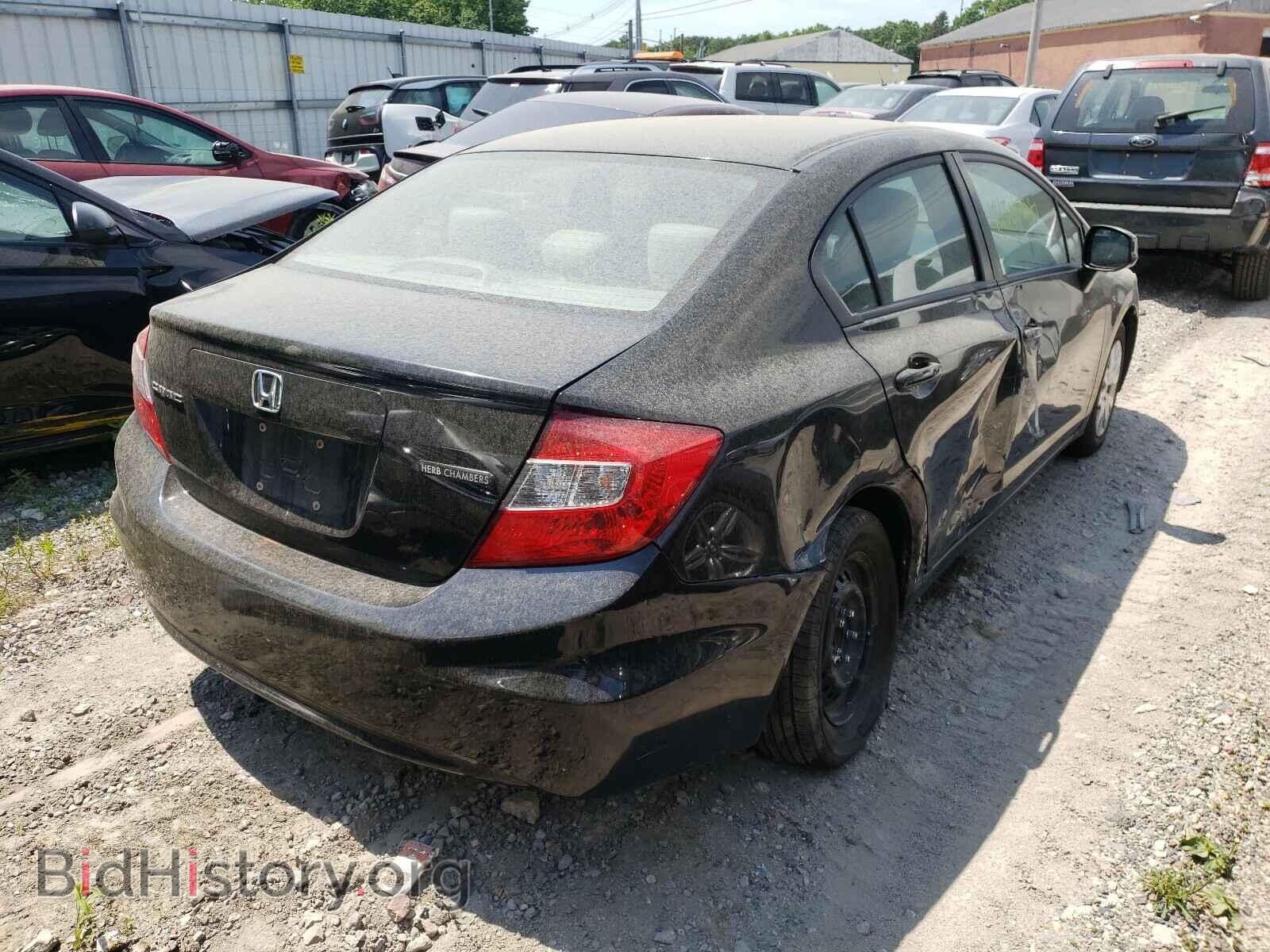 2012 HONDA CIVIC - VIN: 2HGFB2F52CH603701 - Фото 4