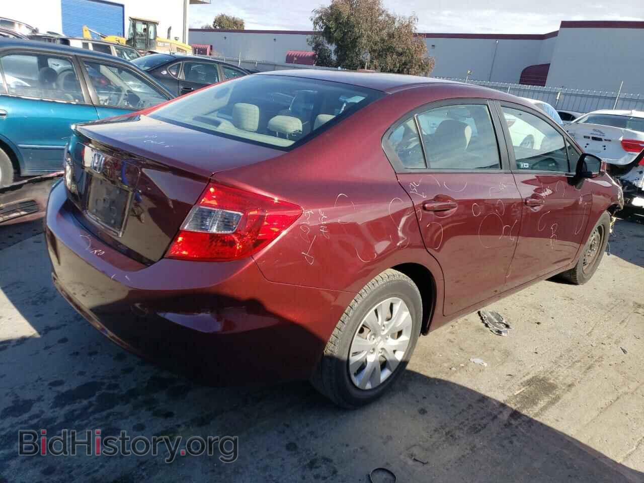 2012 HONDA CIVIC - VIN: 19XFB2F57CE360686 - Фото 3