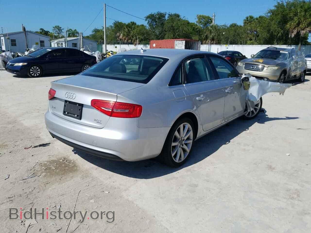 2013 AUDI A4 - VIN: WAUFFAFL2DN026699 - Фото 4