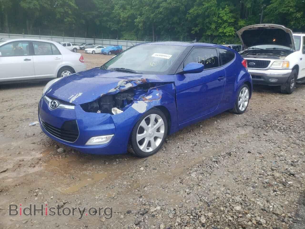 2012 HYUNDAI VELOSTER - VIN: KMHTC6AD1CU073914 - Фото 2