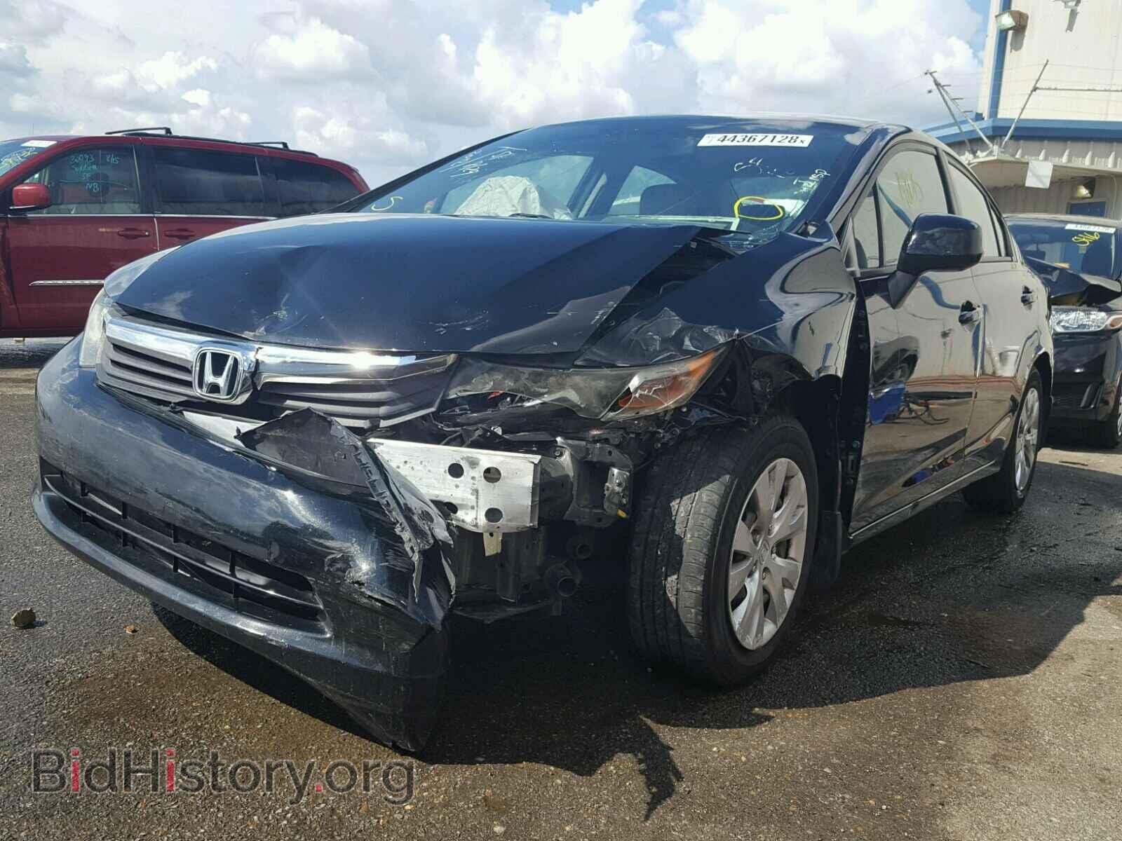 2012 HONDA CIVIC LX - VIN: 2HGFB2F56CH312831 - Фото 2