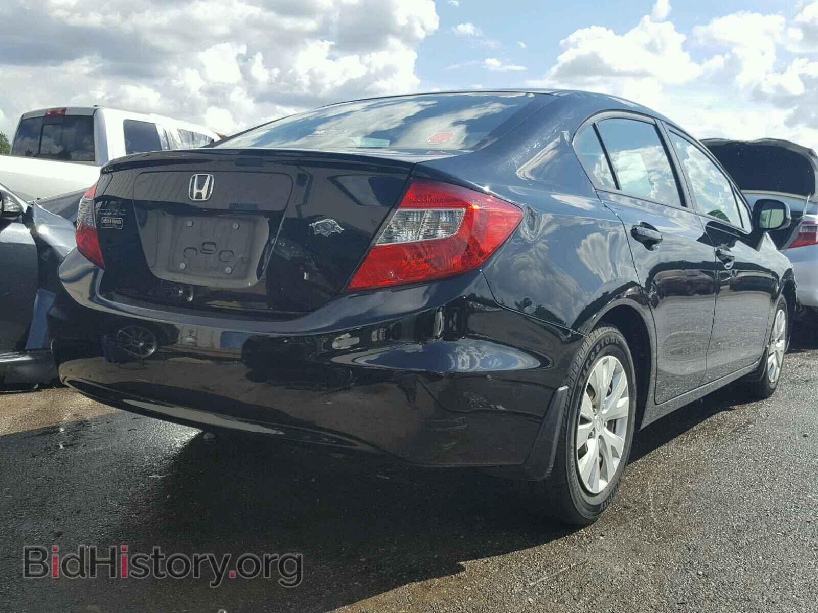 2012 HONDA CIVIC LX - VIN: 2HGFB2F56CH312831 - Фото 4