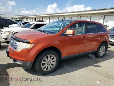2008 Ford EDGE Limited, orange — VIN 2FMDK39C38BB31973, Copart