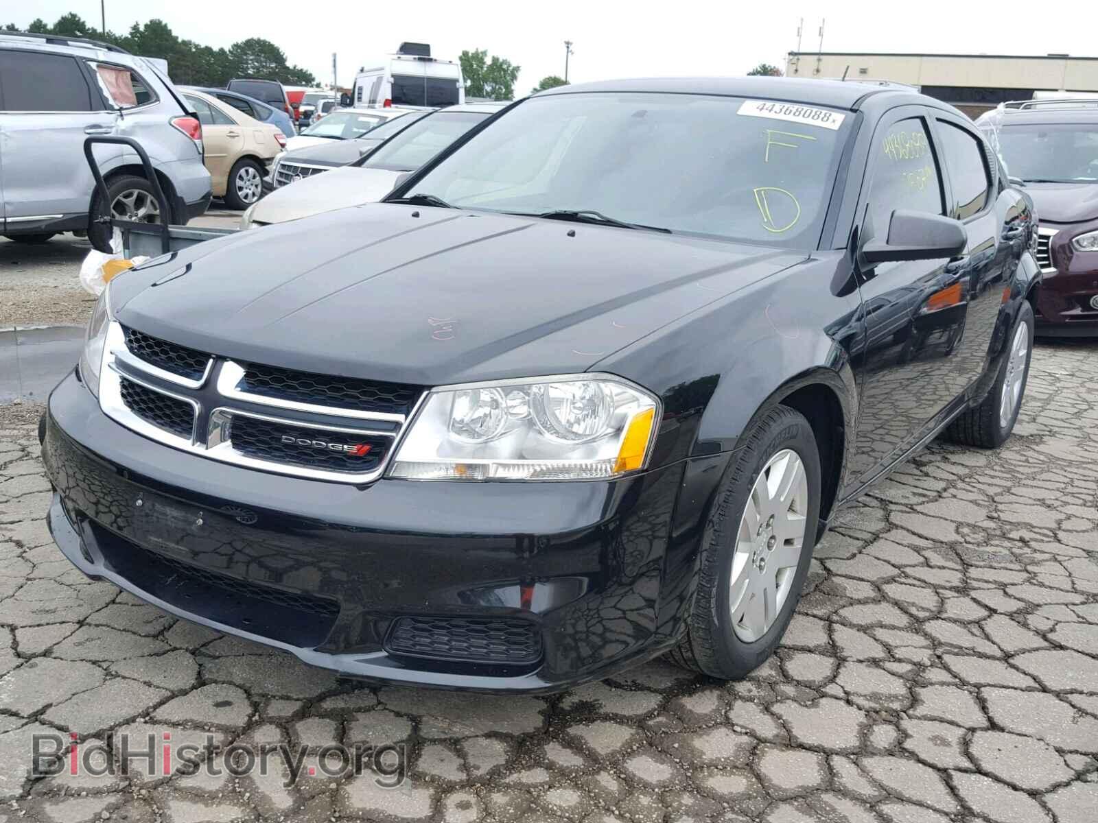 2014 DODGE AVENGER - VIN: 1C3CDZAG2EN154855 - Фото 2