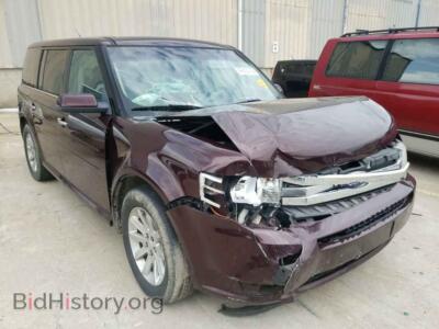 2011 Ford FLEX Flex SEL, бордовый — VIN 2FMGK5CC2BBD00650, Copart