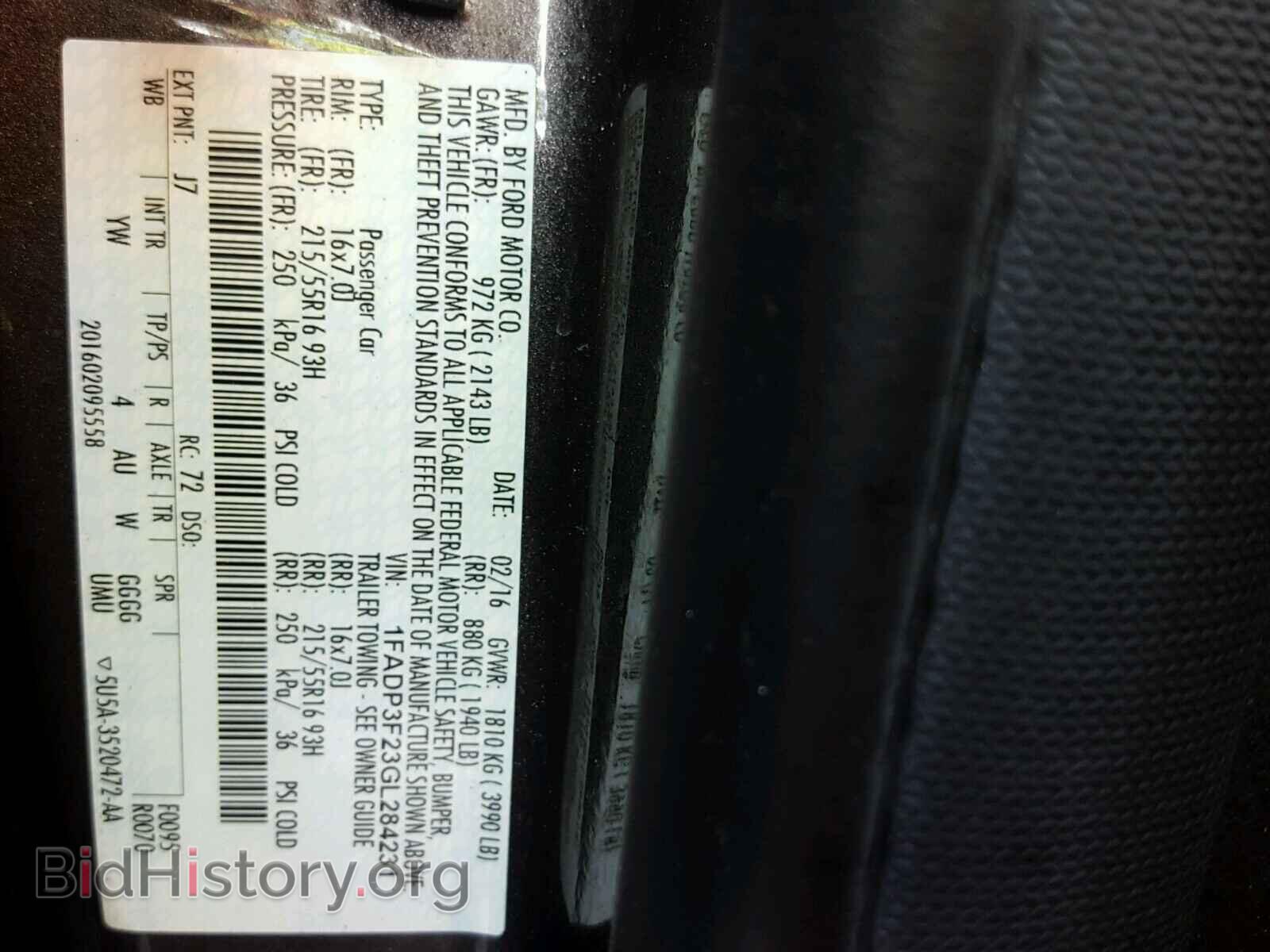 2016 FORD FOCUS - VIN: 1FADP3F23GL284231 - Photo 10
