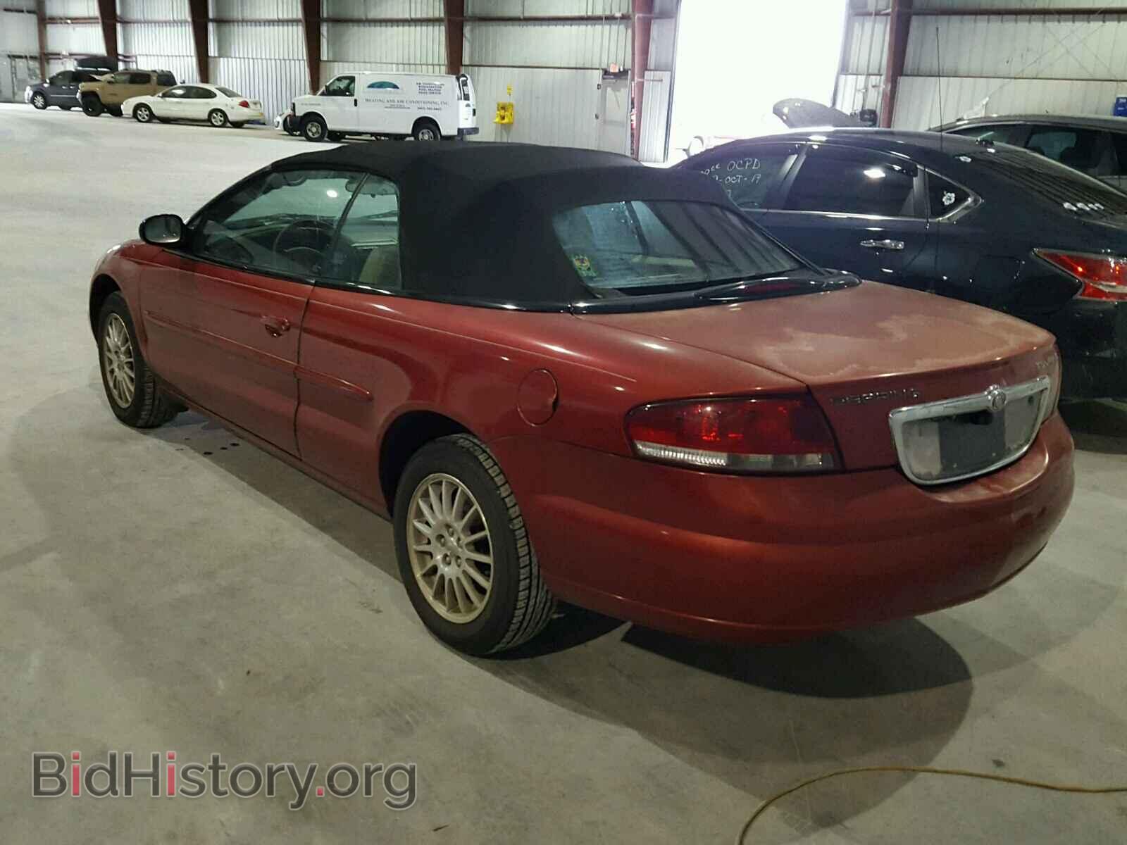 2004 CHRYSLER SEBRING - VIN: 1C3EL55R54N340727 - Фото 3