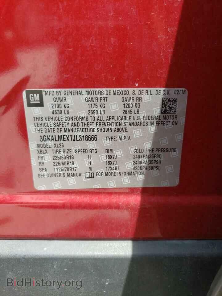 2018 GMC TERRAIN - VIN: 3GKALMEX7JL318666 - Photo 10