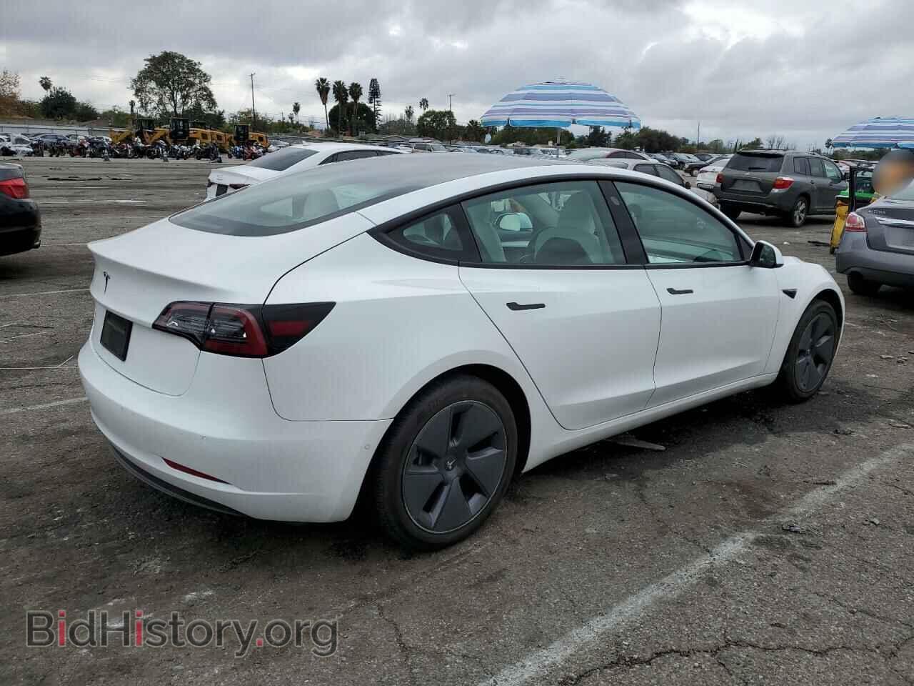 2022 TESLA MODEL 3 - VIN: 5YJ3E1EA0NF243404 - Фото 3