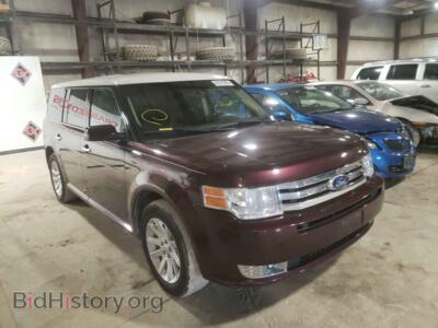 2011 Ford FLEX Flex SEL, burgundy — VIN 2FMGK5CC3BBD23838, Copart