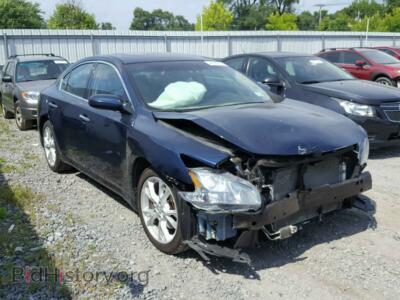 2013 Nissan MAXIMA S, синий — VIN 1N4AA5APXDC801233, Copart