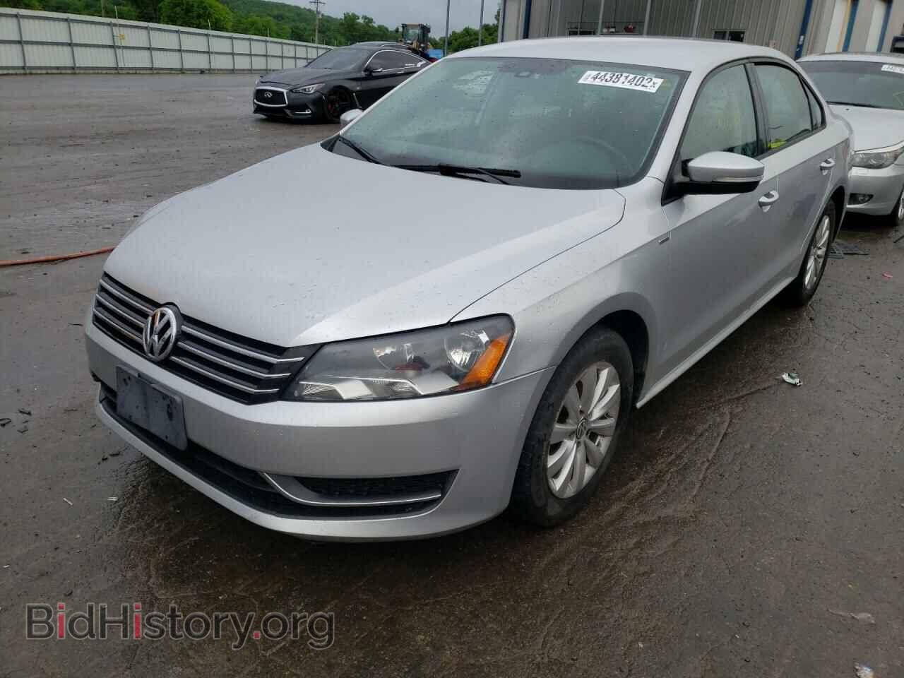 2014 VOLKSWAGEN PASSAT - VIN: 1VWAT7A3XEC100705 - Фото 2