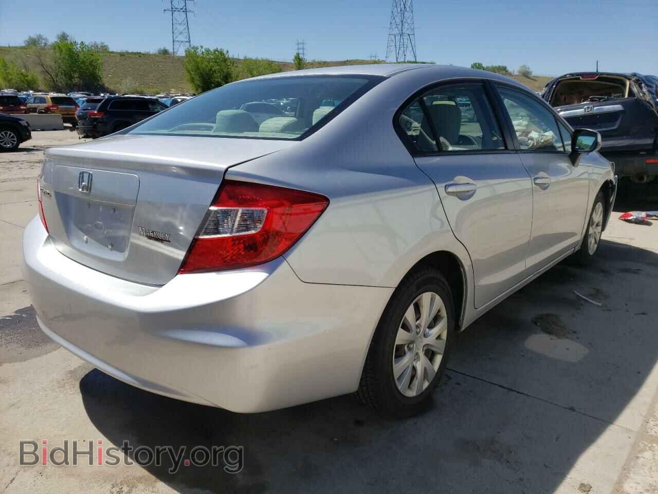 2012 HONDA CIVIC - VIN: 2HGFB2F52CH300434 - Фото 4
