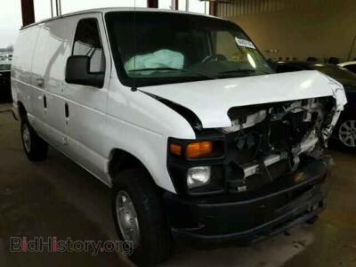2008 Ford ECONOLINE, white — VIN 1FTNE24W68DA66221, Copart