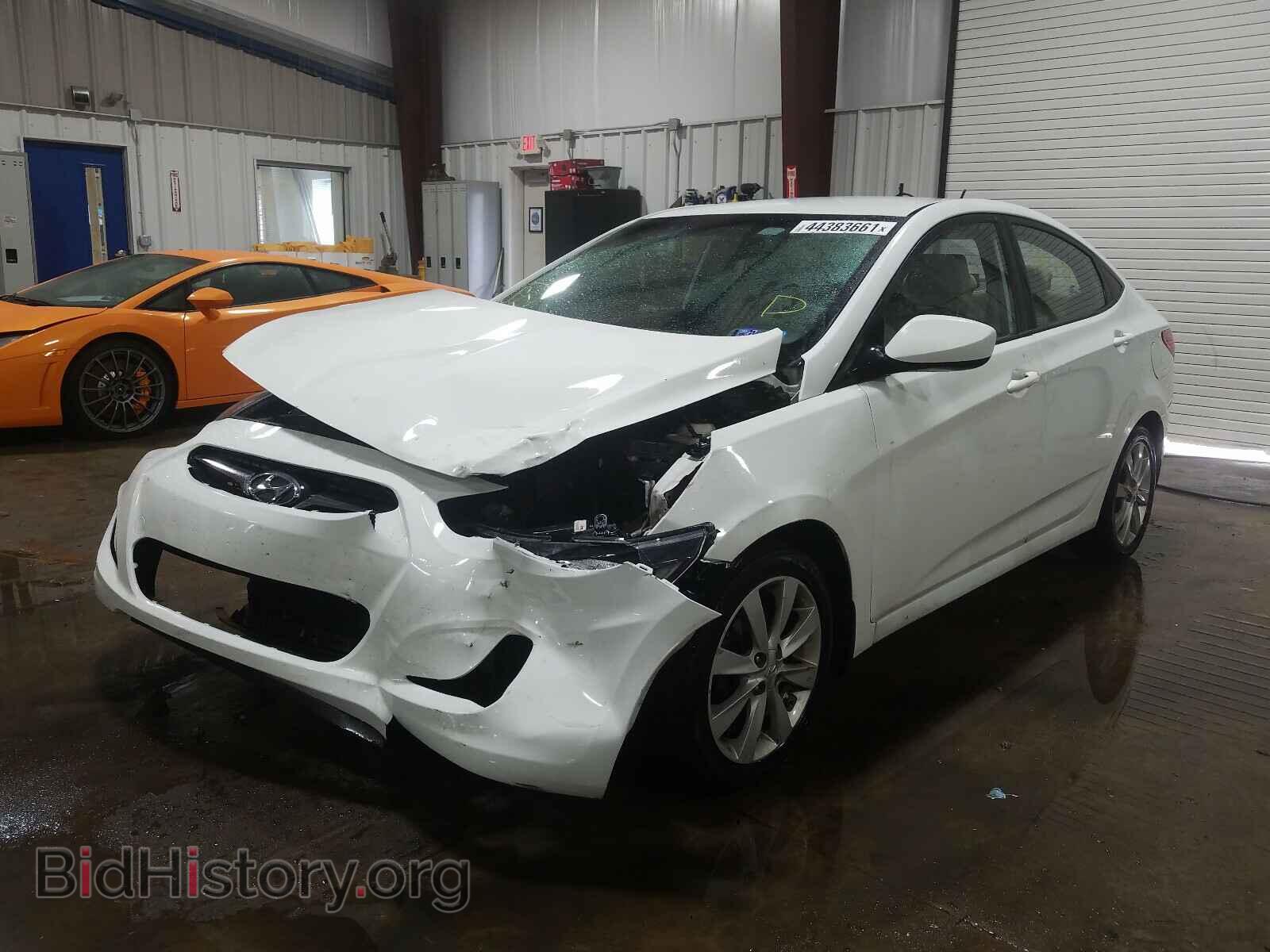 2013 HYUNDAI ACCENT - VIN: KMHCU4AEXDU278675 - Фото 2