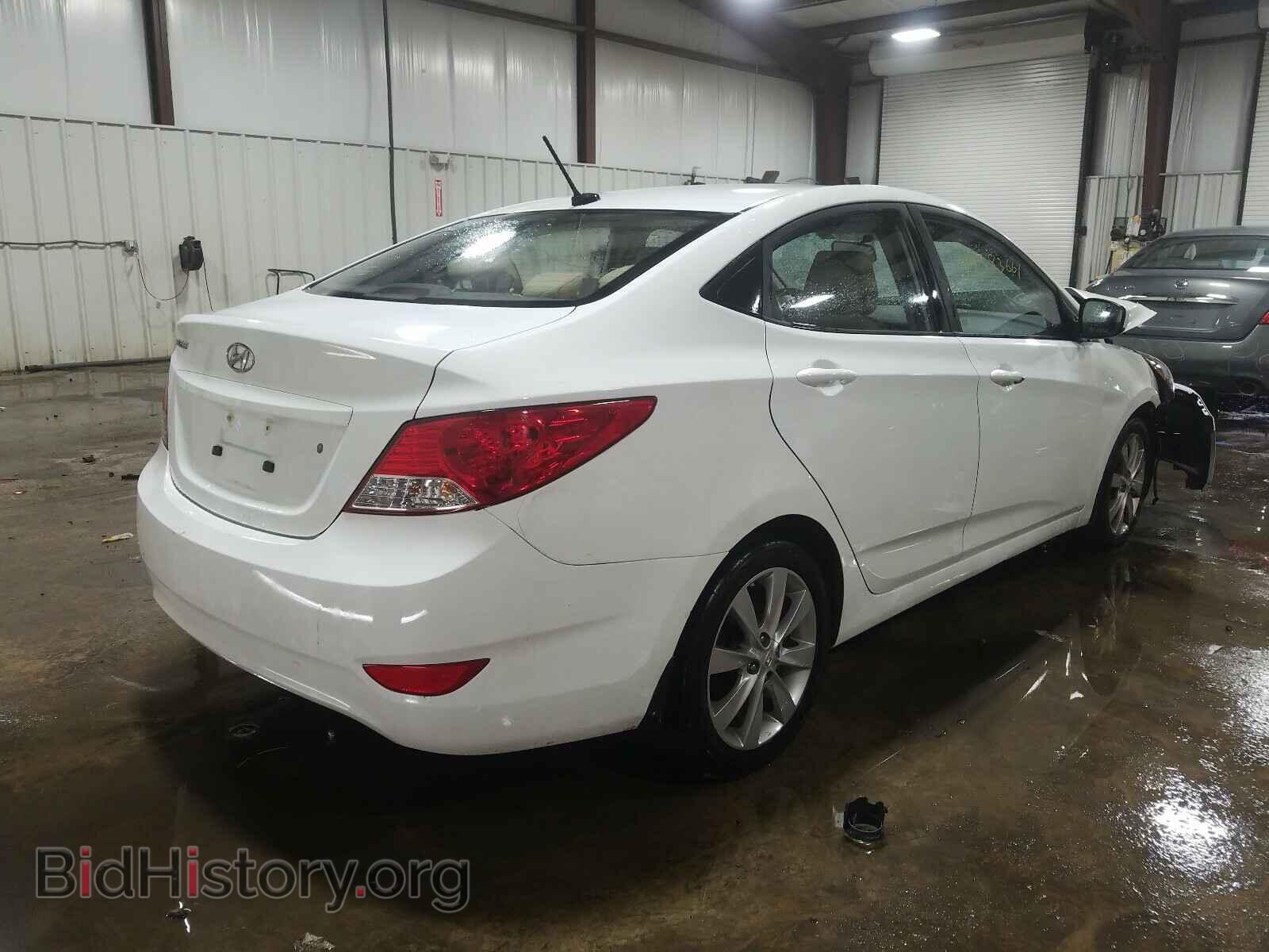 2013 HYUNDAI ACCENT - VIN: KMHCU4AEXDU278675 - Фото 4