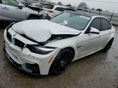 2018 BMW M3, white — VIN WBS8M9C56J5J78625, Copart