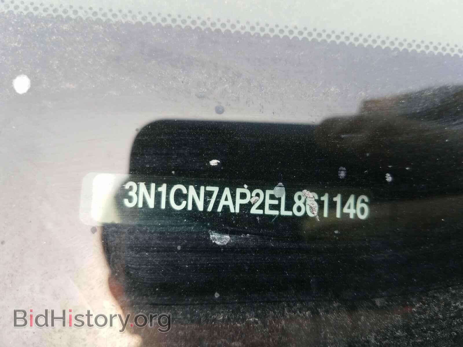 2014 NISSAN VERSA - VIN: 3N1CN7AP2EL861146 - Фото 10